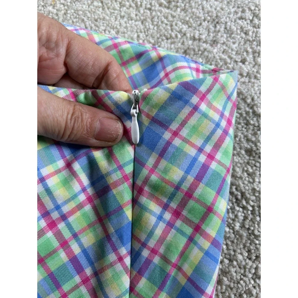 Gry Women's Plaid‎ Mini Skirt Size 4 Cotton Nylon Spandex Blend